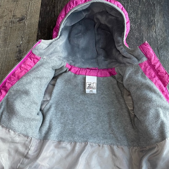 ZeroXposur Lydia Midweight Quilted Baby Girl Jacket Sz 24 months - Picture 3 of 5